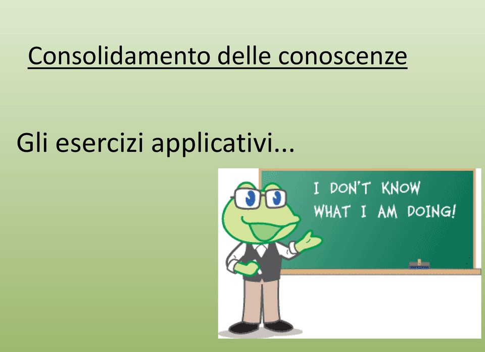 conoscenze Gli