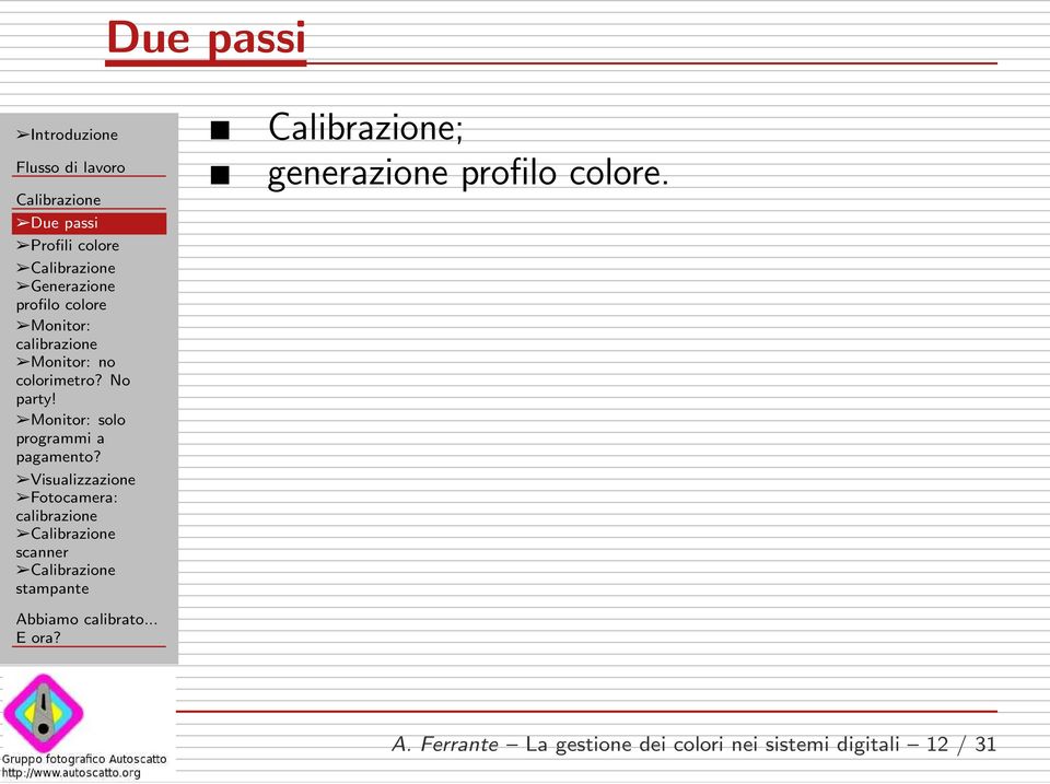 Ferrante La gestione