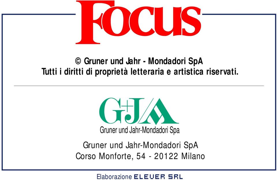 Gruner und Jahr-Mondadori Spa Gruner und