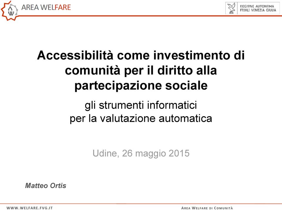 gli strumenti informatici per la valutazione