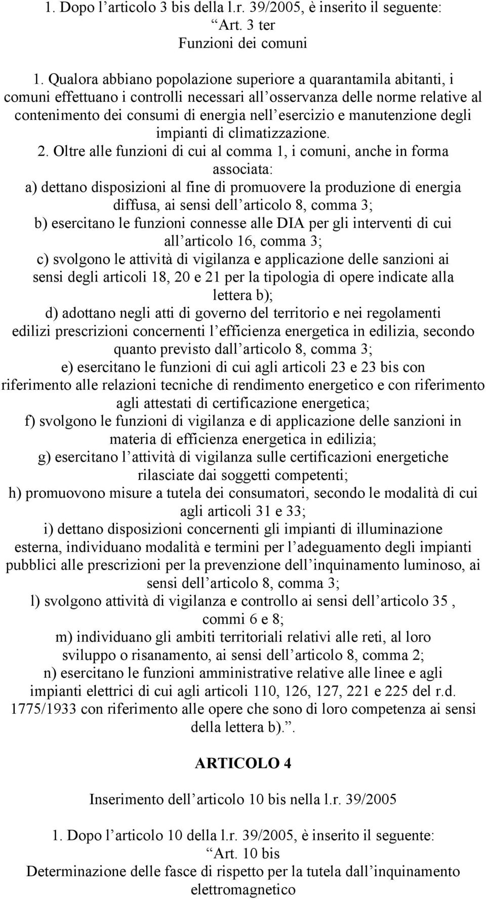 manutenzione degli impianti di climatizzazione. 2.