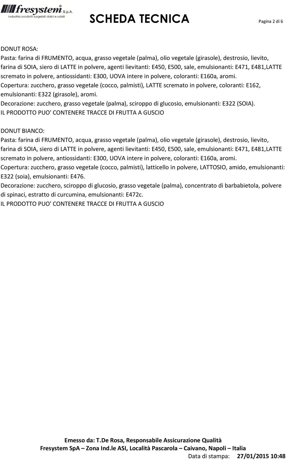 Copertura: zucchero, rasso veetale (cocco, palmisti), LATTE scremato in polvere, coloranti: E162, emulsionanti: E322 (irasole), aromi.