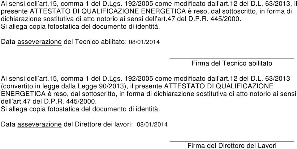 192/25 come modificato dall art.12 del D.L.