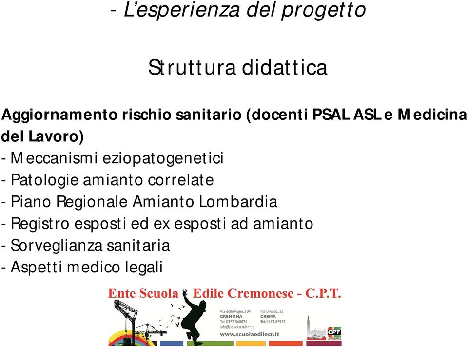 amianto correlate - Piano Regionale Amianto Lombardia - Registro