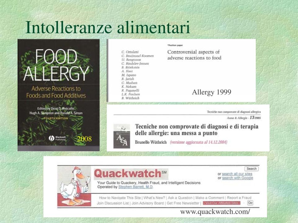 Allergy 1999