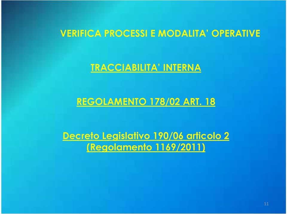 REGOLAMENTO 178/02 ART.