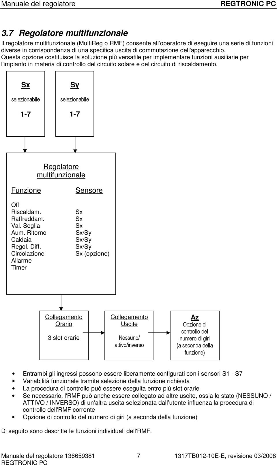 Questa opzione costituisce la soluzione più versatile per implementare funzioni ausiliarie per l'impianto in materia di controllo del circuito solare e del circuito di riscaldamento.