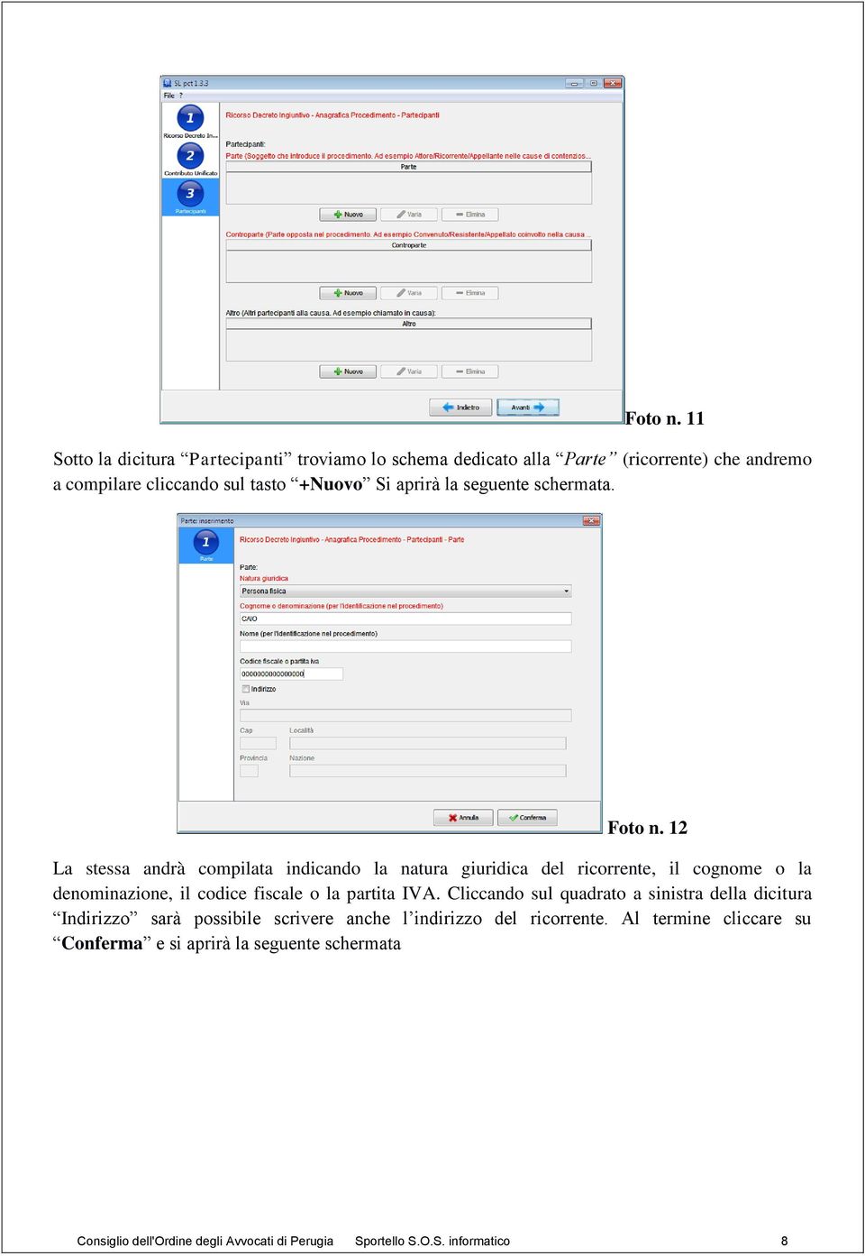 la seguente schermata.