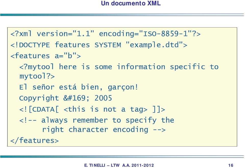 XML 2012