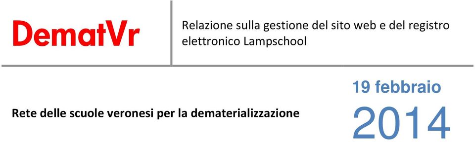 Lampschool Rete delle scuole veronesi