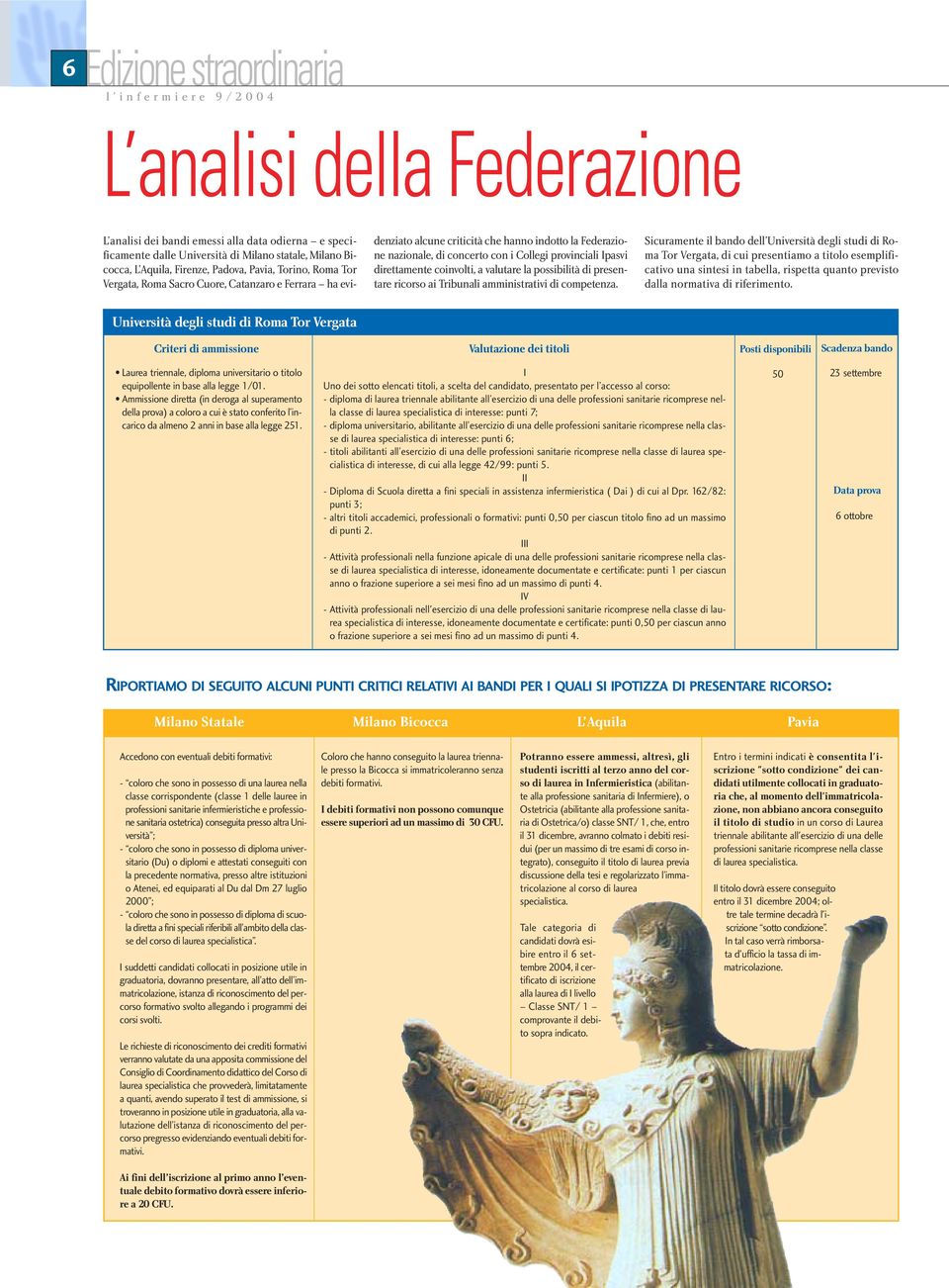 provinciali Ipasvi direttamente coinvolti, a valutare la possibilità di presentare ricorso ai Tribunali amministrativi di competenza.