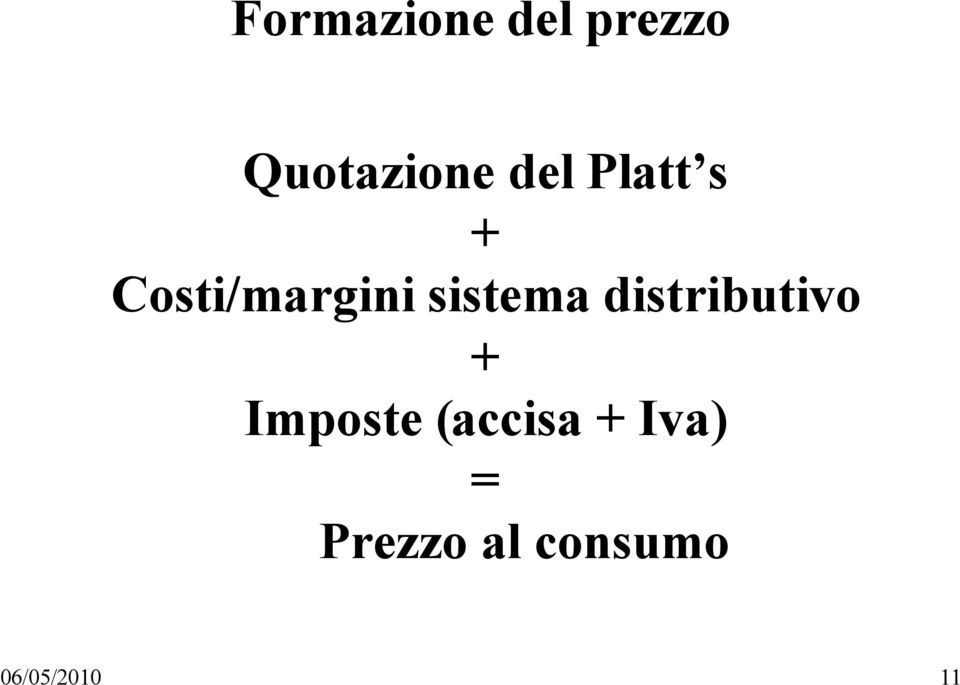 sistema distributivo + Imposte