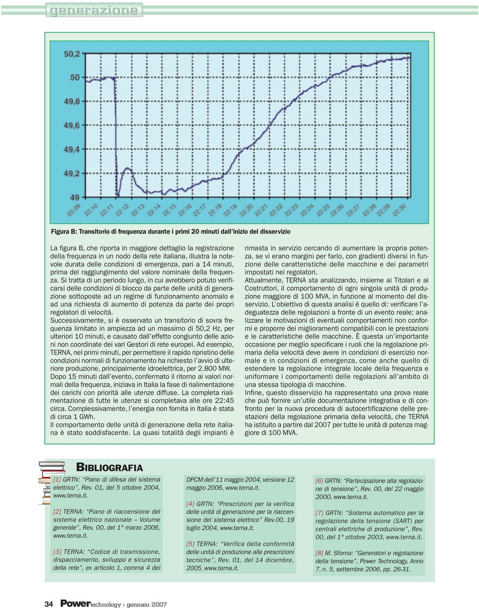 Si tratta di un periodo lungo, in cui avrebbero potuto verificarsi delle condizioni di blocco da parte delle unità di generazione sottoposte ad un regime di funzionamento anomalo e ad una richiesta