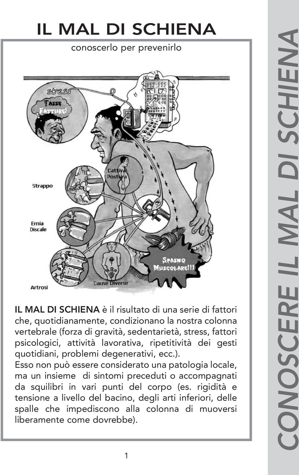 Esso non può essere considerato una patologia locale, ma un insieme di sintomi preceduti o accompagnati da squilibri in vari punti del corpo (es.