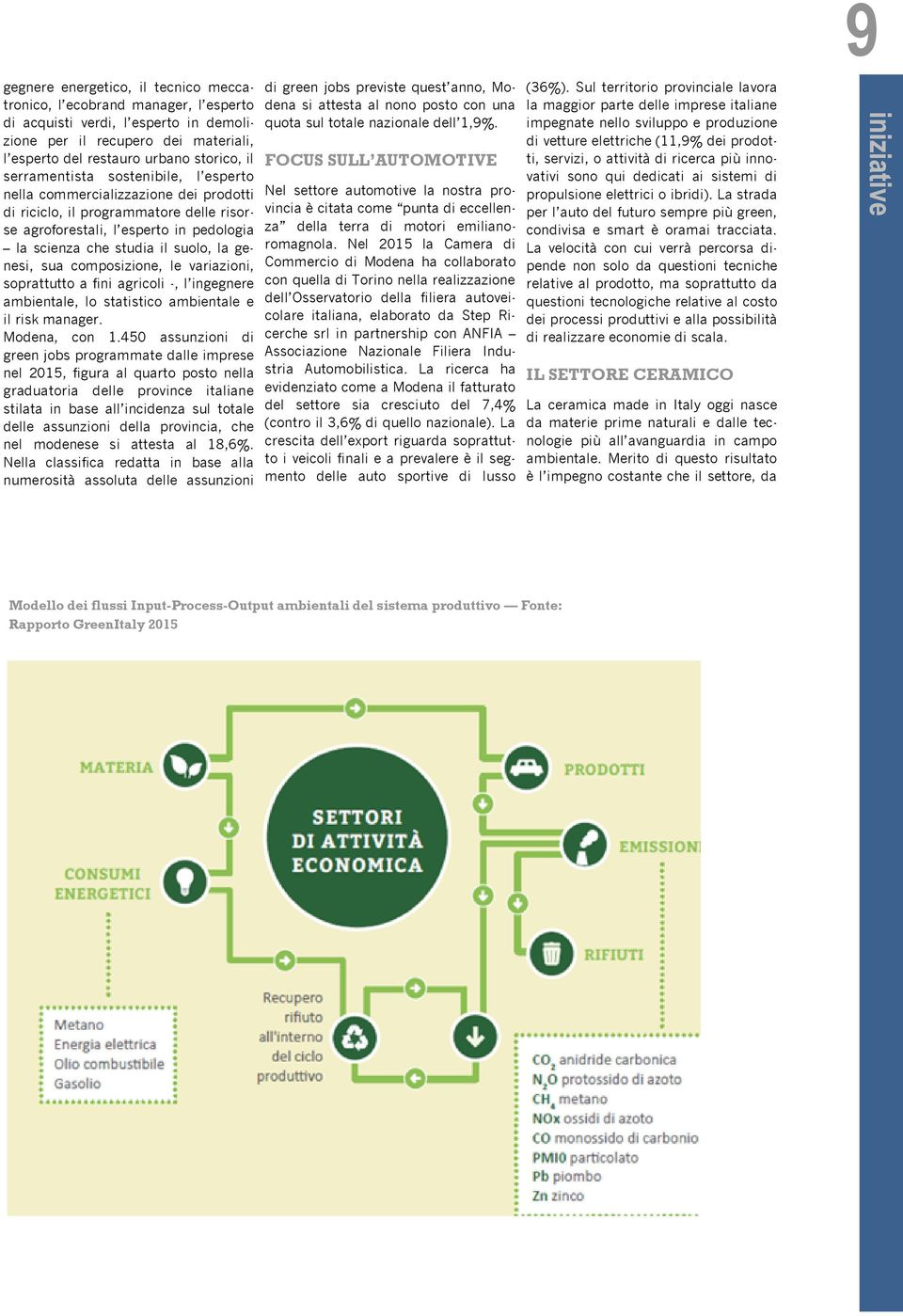 suolo, la genesi, sua composizione, le variazioni, soprattutto a fini agricoli -, l ingegnere ambientale, lo statistico ambientale e il risk manager. Modena, con 1.