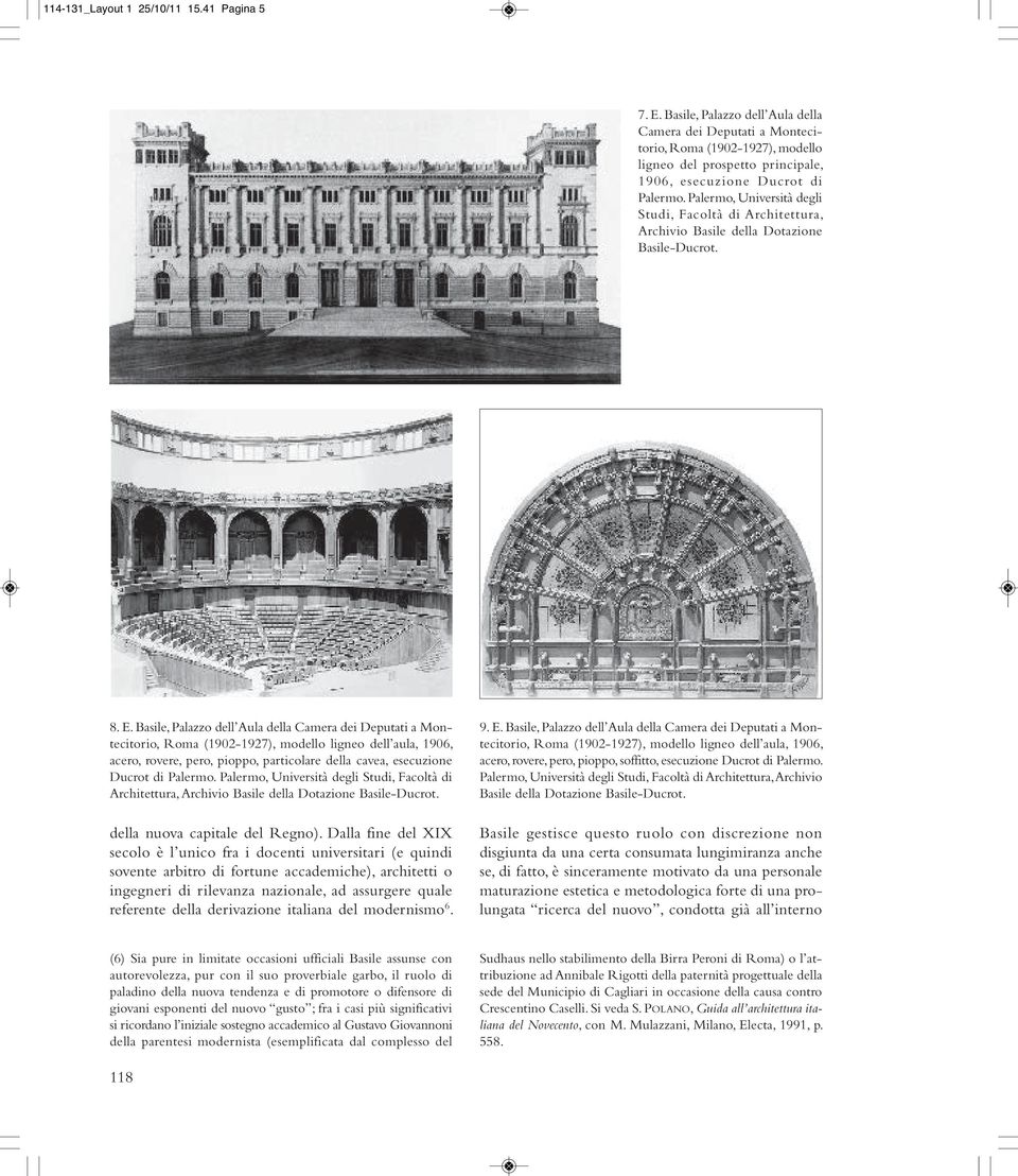 Palermo, Università degli Studi, Facoltà di Architettura, Archivio Basile della Dotazione Basile-Ducrot. 8. E.