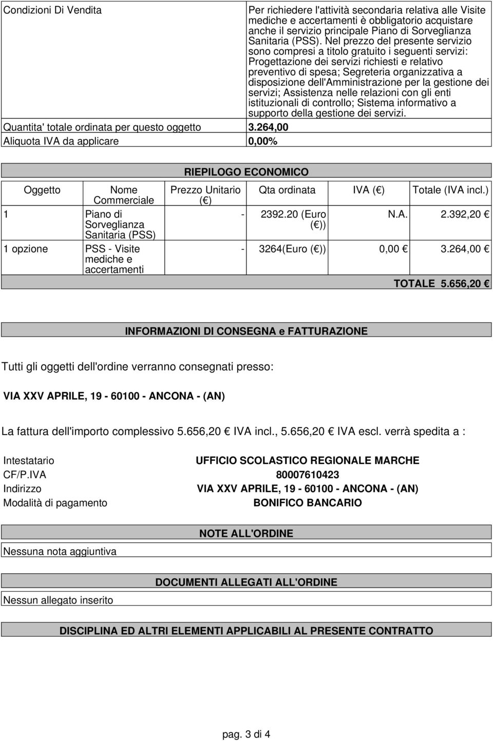 dell'amministrazione per la gestione dei servizi; Assistenza nelle relazioni con gli enti istituzionali di controllo; Sistema informativo a supporto della gestione dei servizi.