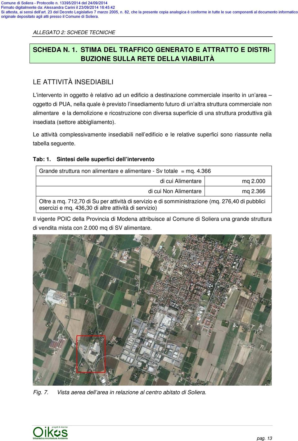 area oggetto di PUA, nella quale è previsto l insediamento futuro di un altra struttura commerciale non alimentare e la demolizione e ricostruzione con diversa superficie di una struttura produttiva