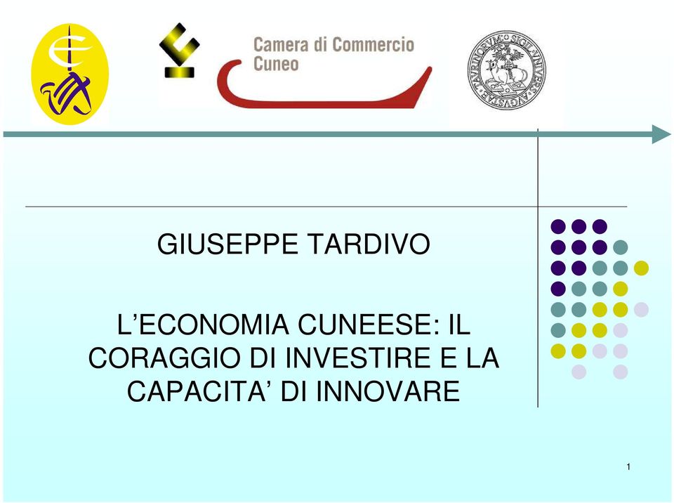 CORAGGIO DI INVESTIRE