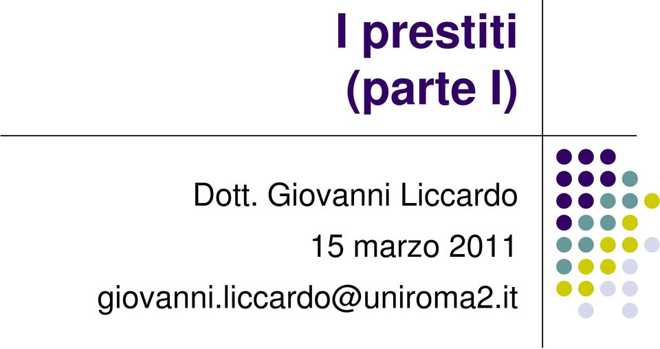 Liccardo 15 marzo