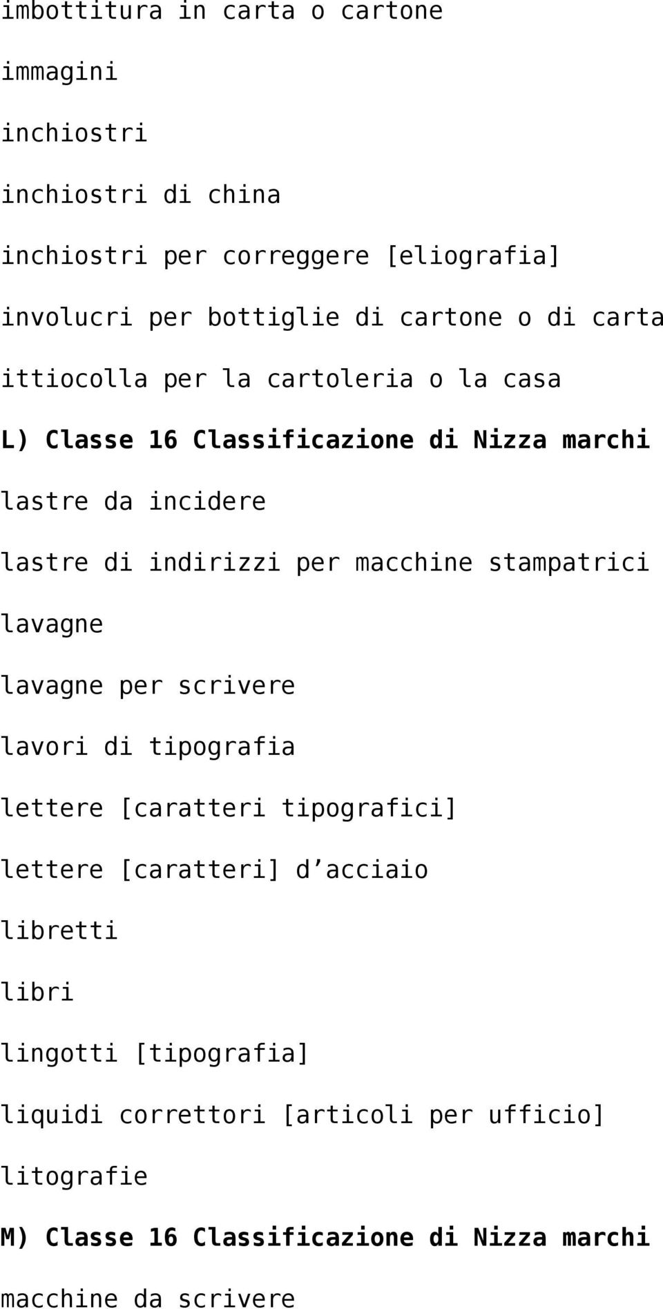 per macchine stampatrici lavagne lavagne per scrivere lavori di tipografia lettere [caratteri tipografici] lettere [caratteri] d acciaio