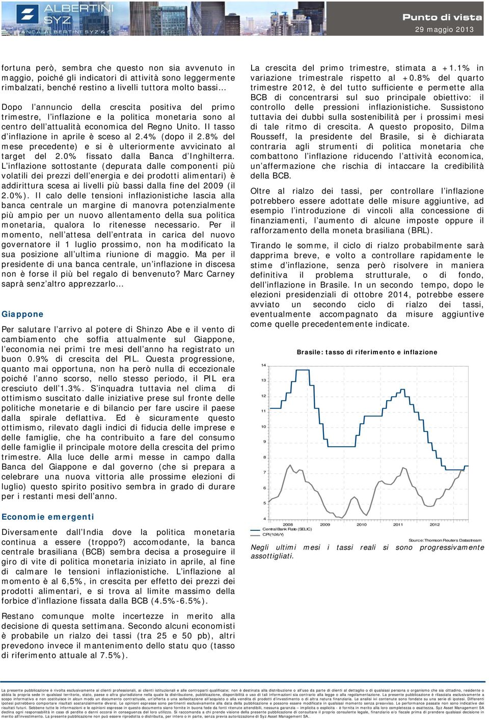 8% del mese precedente) e si è ulteriormente avvicinato al target del 2.0% fissato dalla Banca d Inghilterra.