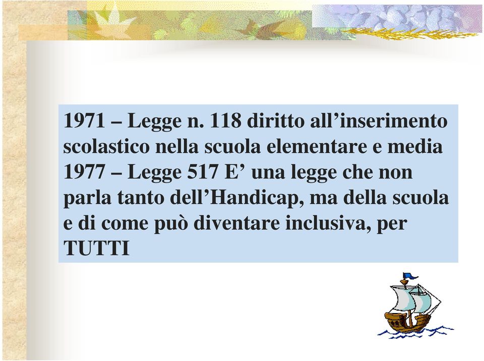 elementare e media 1977 Legge 517 E una legge che