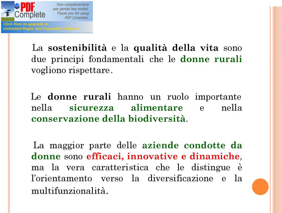 Le donne rurali hanno un ruolo importante nella sicurezza alimentare e nella conservazione della