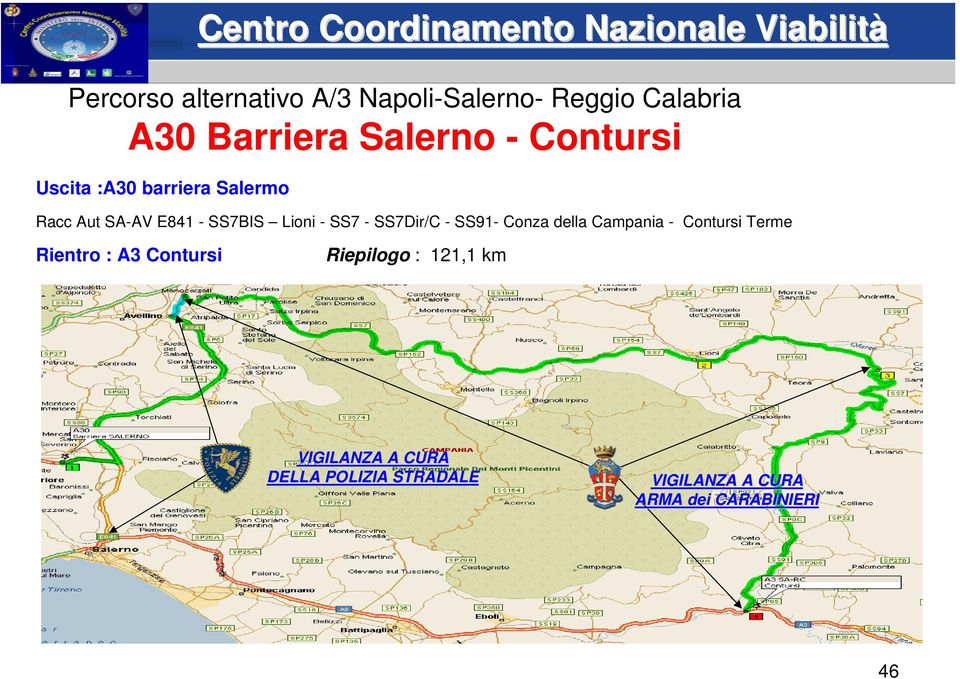 SS7Dir/C - SS91- Conza della Campania - Contursi Terme