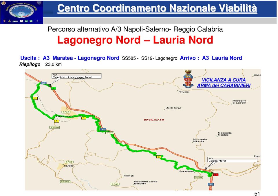 Nord SS585 - SS19- Lagonegro