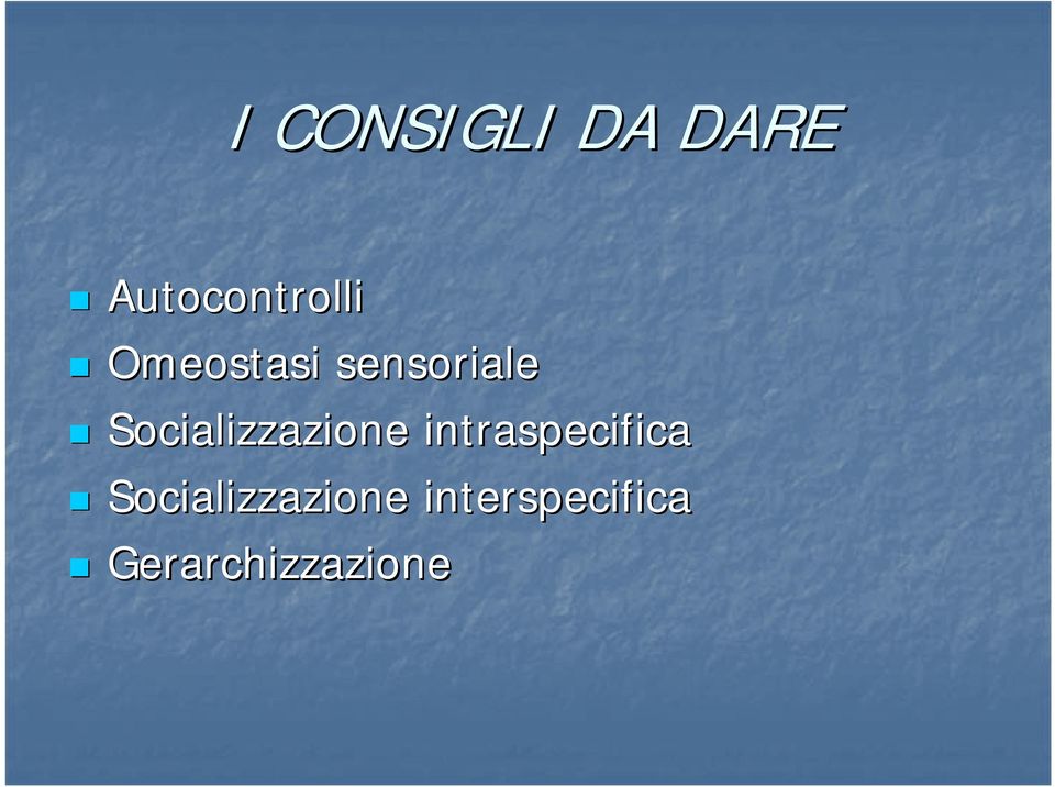 Socializzazione intraspecifica