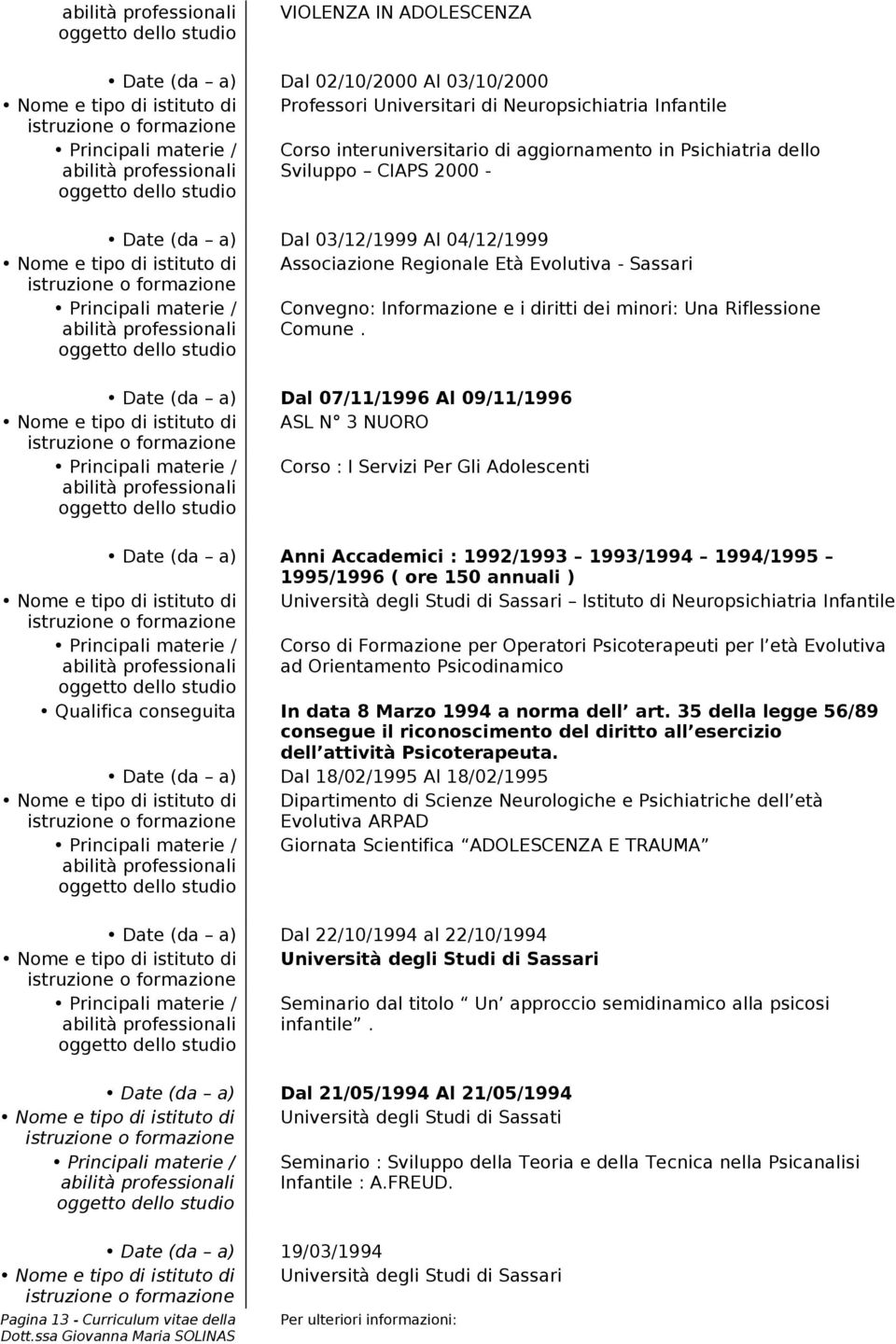 Convegno: Informazione e i diritti dei minori: Una Riflessione Comune.