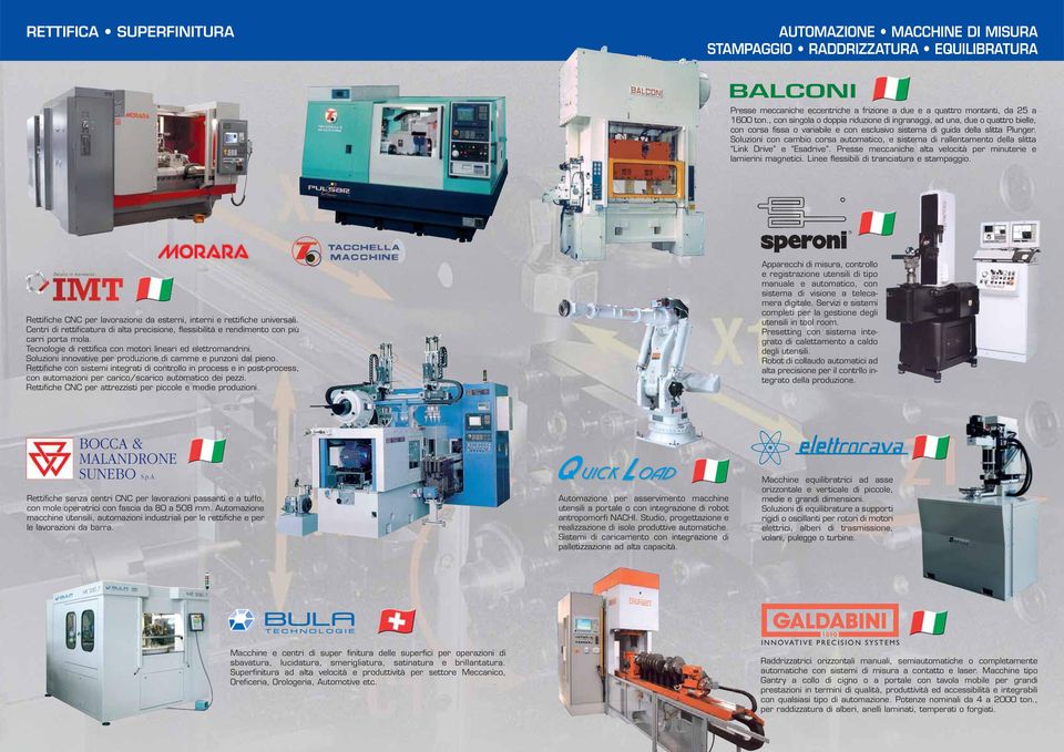 Soluzioni con cambio corsa automatico, e sistema di rallentamento della slitta Link Drive e Esadrive. Presse meccaniche alta velocità per minuterie e lamierini magnetici.