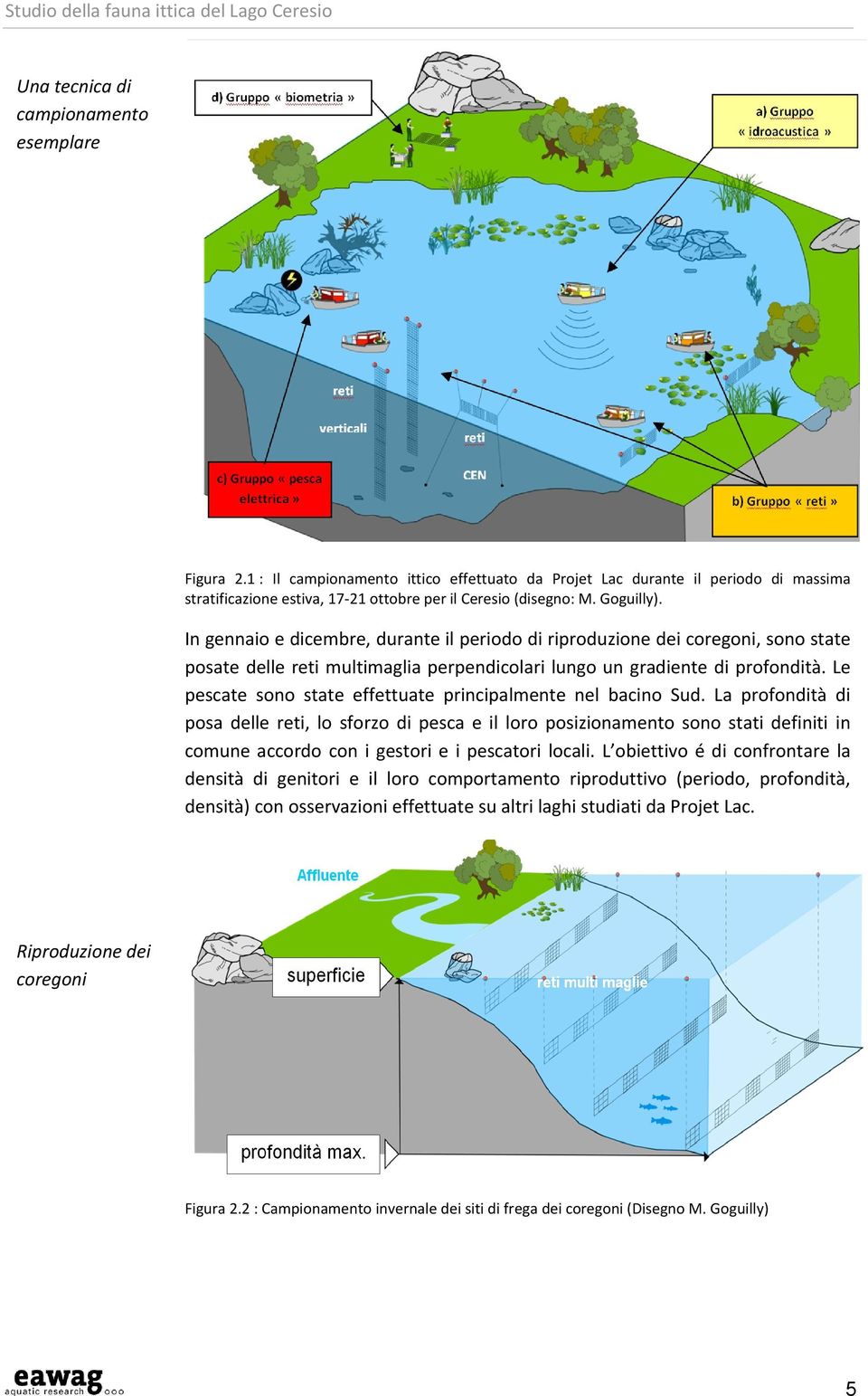 Le pescate sono state effettuate principalmente nel bacino Sud.