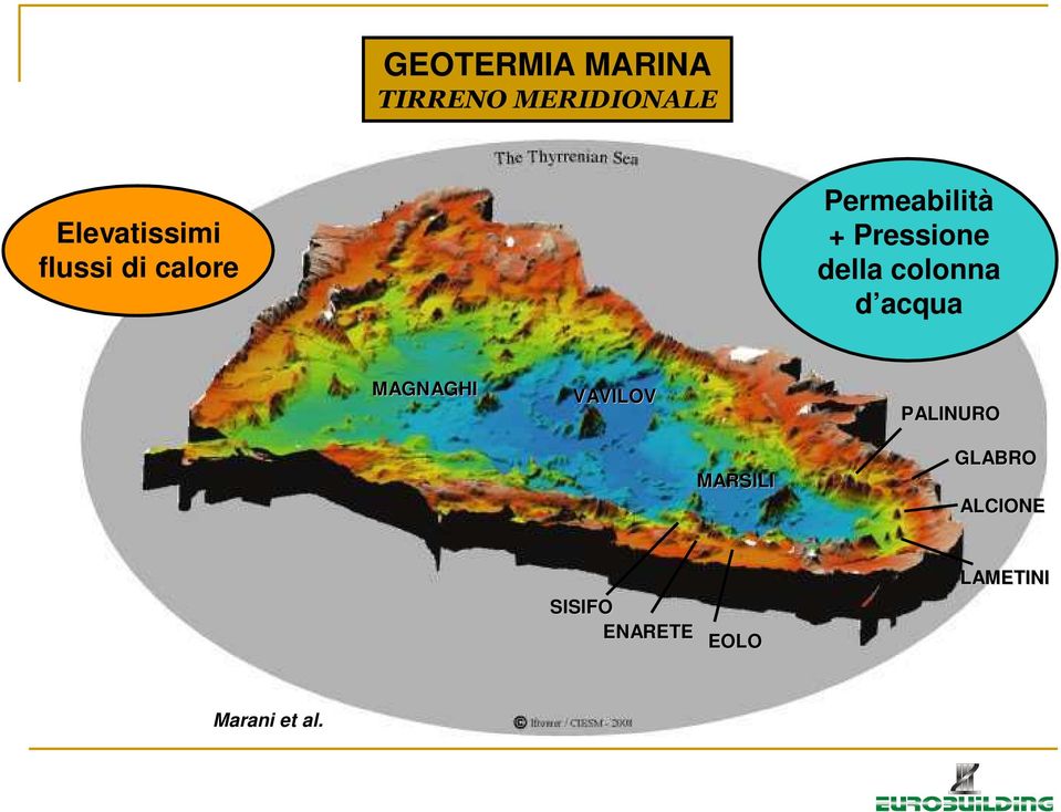 colonna d acqua MAGNAGHI VAVILOV PALINURO MARSILI