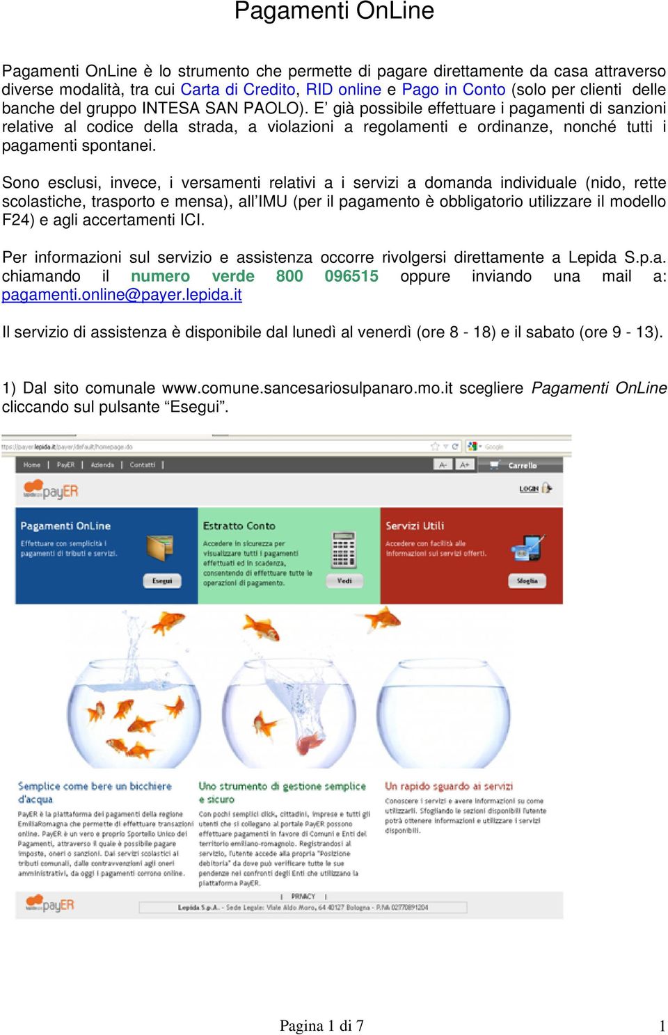 Sono esclusi, invece, i versamenti relativi a i servizi a domanda individuale (nido, rette scolastiche, trasporto e mensa), all IMU (per il pagamento è obbligatorio utilizzare il modello F24) e agli