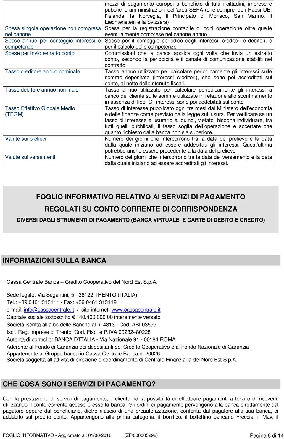 i Paesi UE, l Islanda, la Norvegia, il Principato di Monaco, San Marino, il Liechtenstein e la Svizzera) Spesa per la registrazione contabile di ogni operazione oltre quelle eventualmente comprese