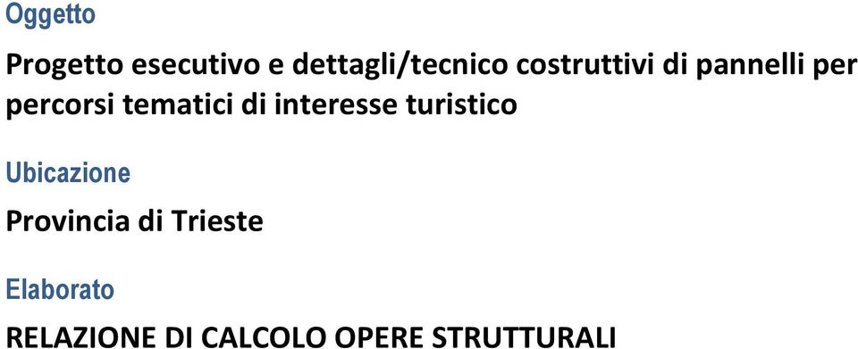 interesse turistico Ubicazione Provincia di