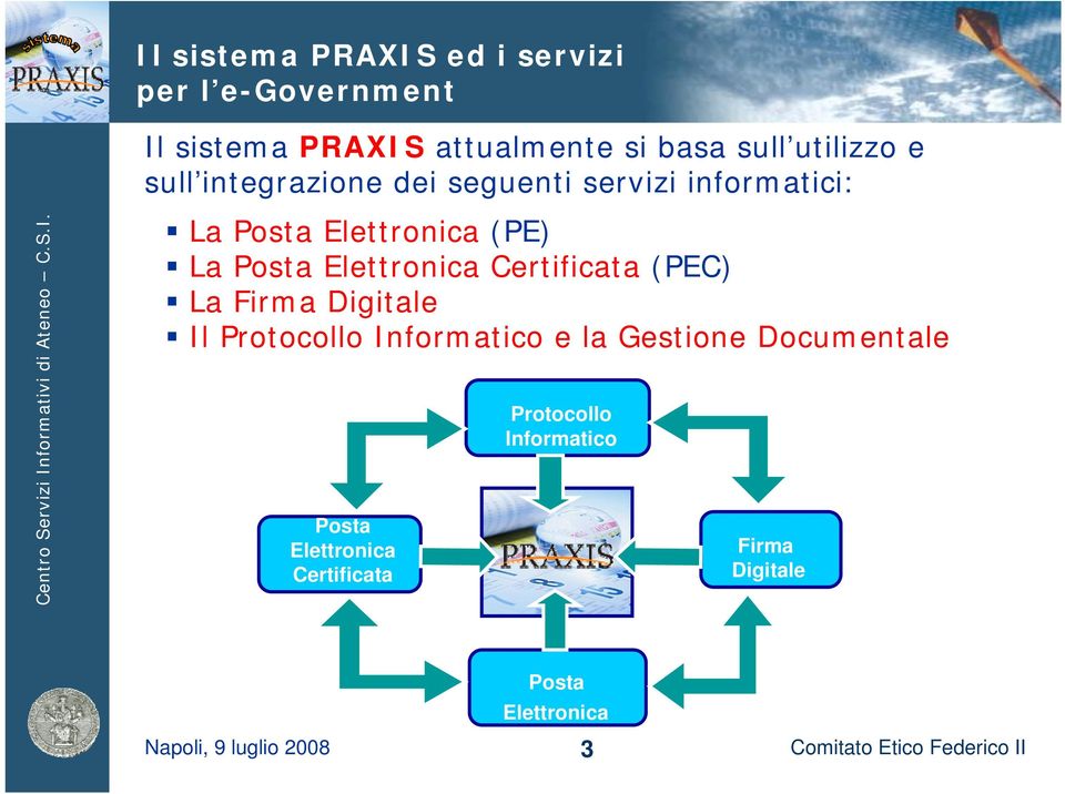 Certificata (PEC) La Firma Digitale Il Protocollo Informatico e la Gestione Documentale Posta