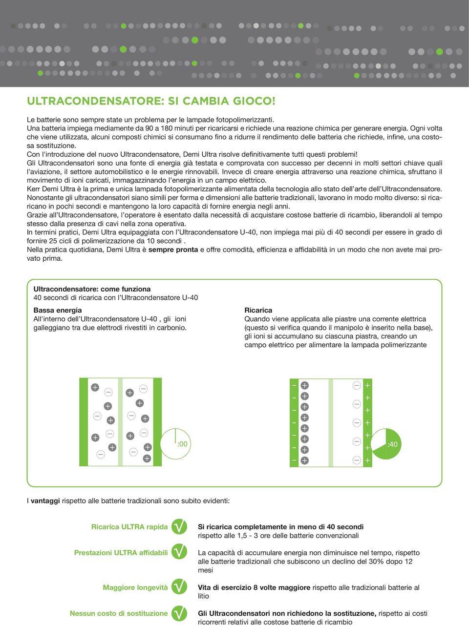 Ogni volta che viene utilizzata, alcuni composti chimici si consumano fino a ridurre il rendimento delle batteria che richiede, infine, una costosa sostituzione.