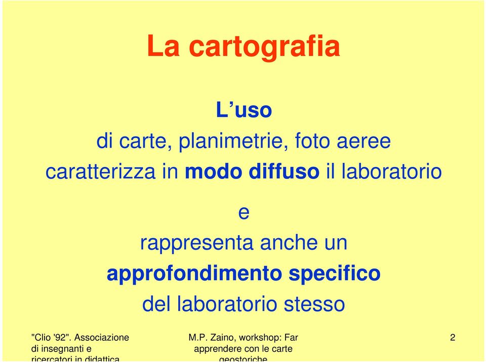 modo diffuso il laboratorio e rappresenta