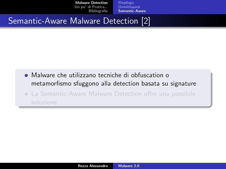 sfuggono alla detection basata su