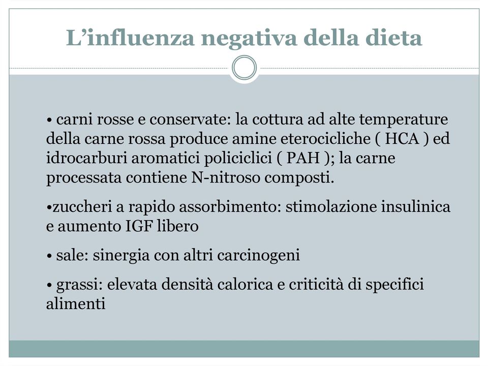 processata contiene N-nitroso composti.