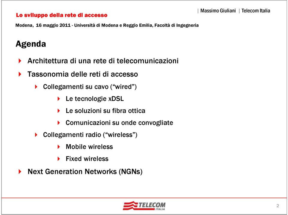 soluzioni su fibra ottica Comunicazioni su onde convogliate Collegamenti