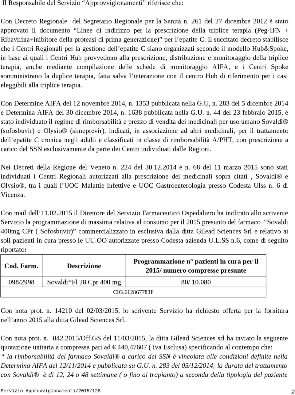 epatite C.