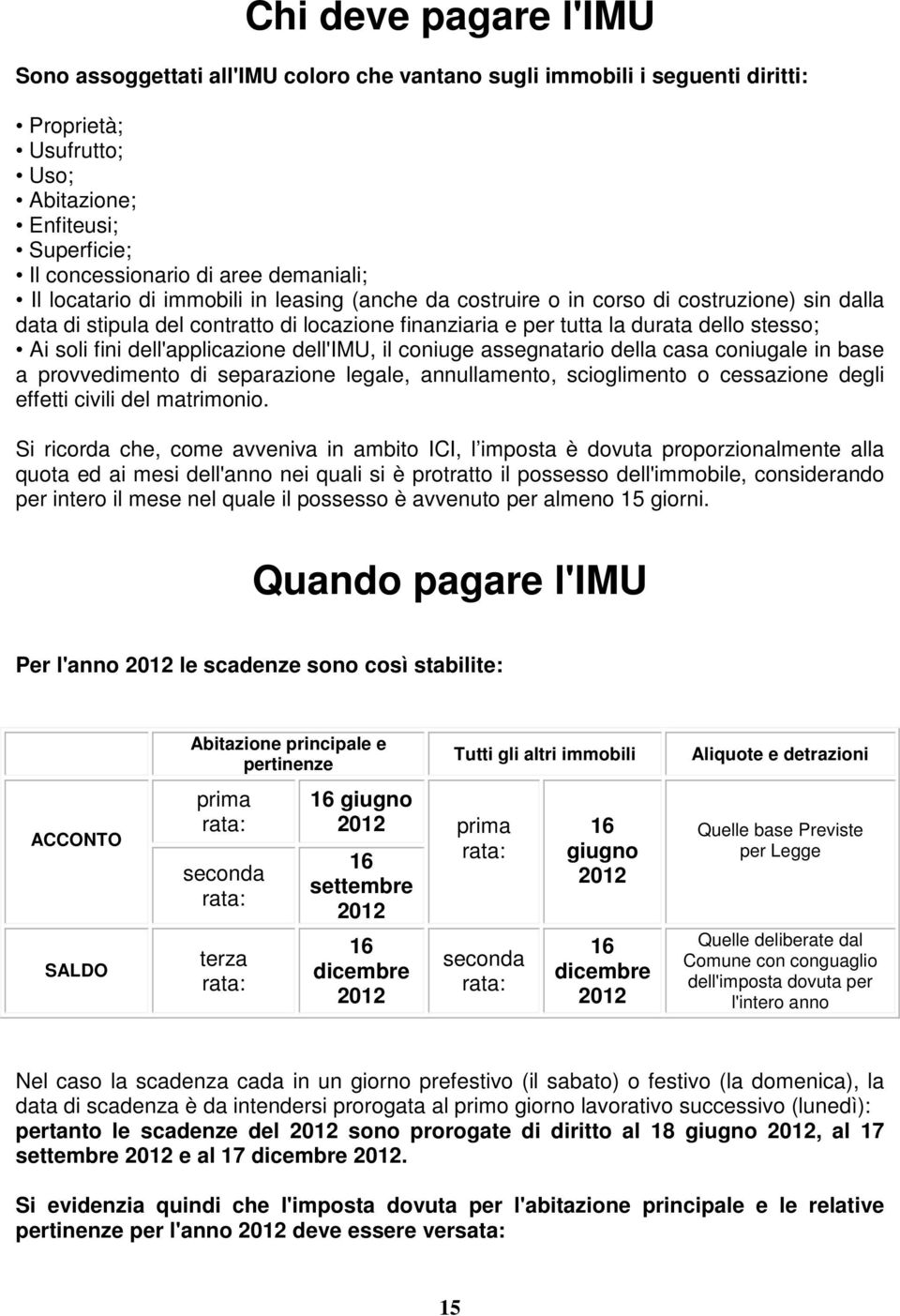 soli fini dell'applicazione dell'imu, il coniuge assegnatario della casa coniugale in base a provvedimento di separazione legale, annullamento, scioglimento o cessazione degli effetti civili del