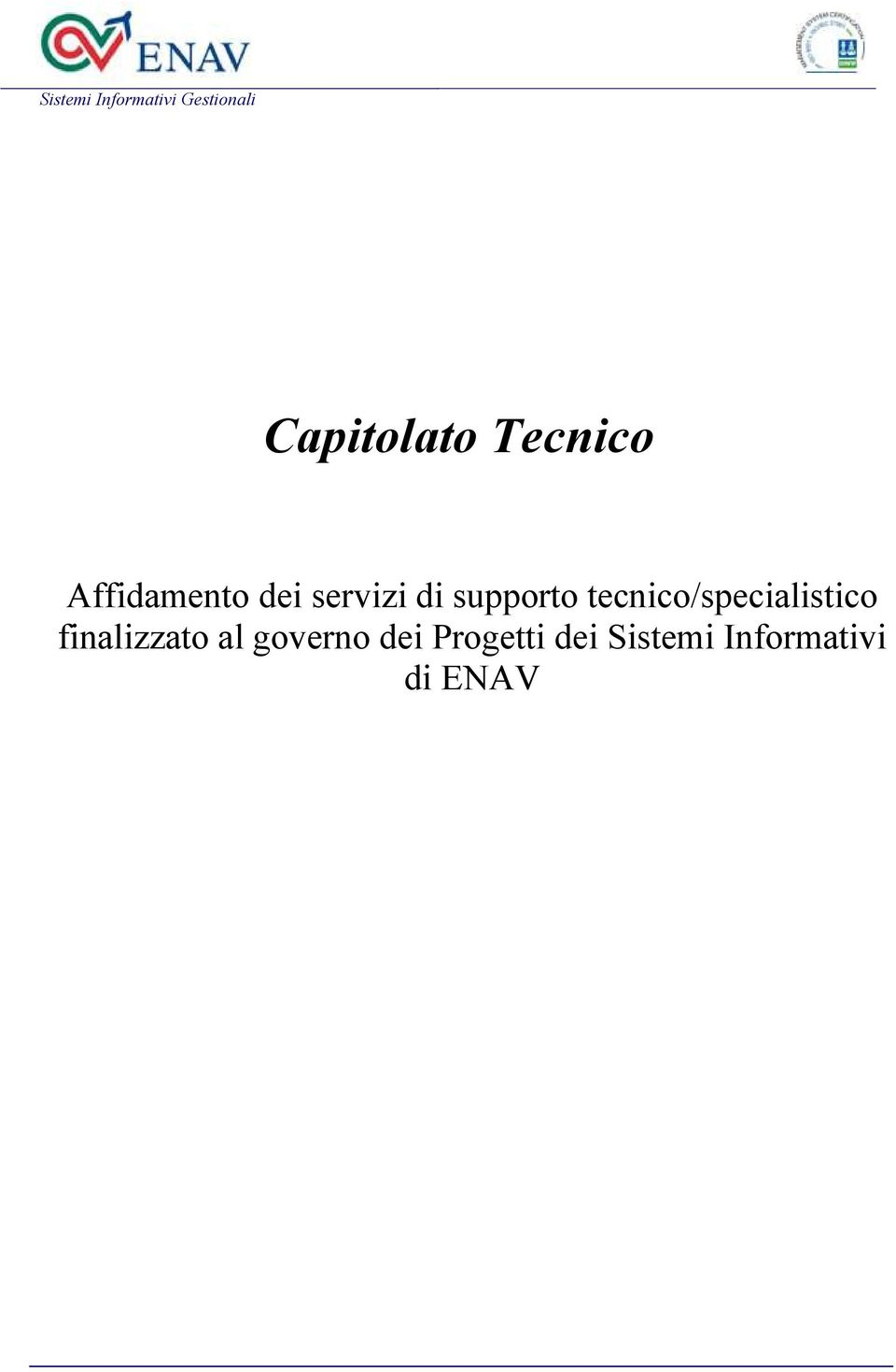 finalizzato al governo dei