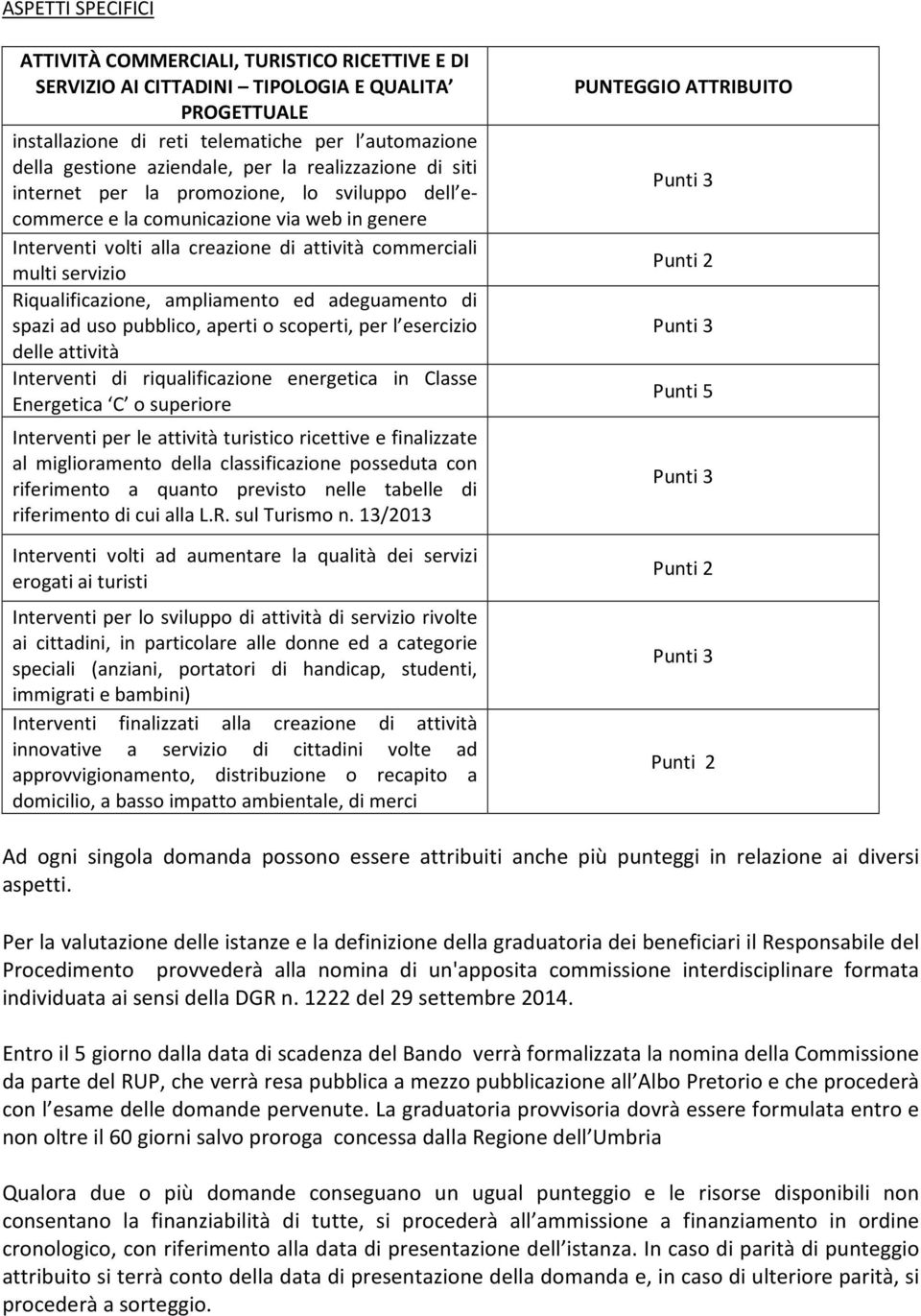 Riqualificazione, ampliamento ed adeguamento di spazi ad uso pubblico, aperti o scoperti, per l esercizio delle attività Interventi di riqualificazione energetica in Classe Energetica C o superiore