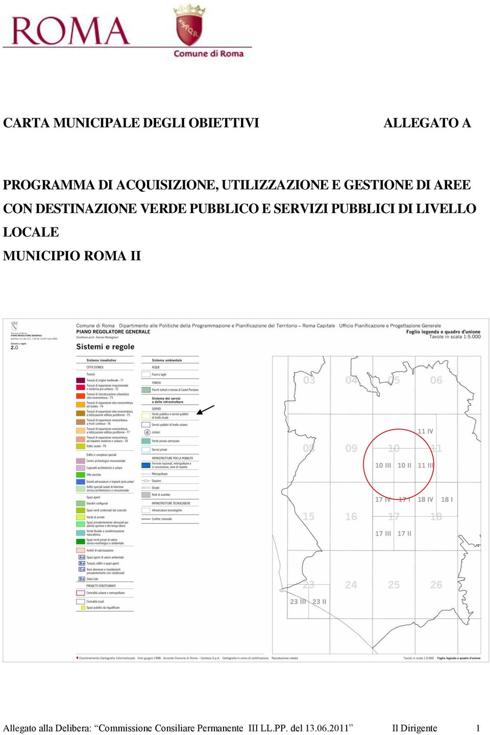 SERVIZI PUBBLICI DI LIVELLO LOCALE MUNICIPIO ROMA II Allegato alla