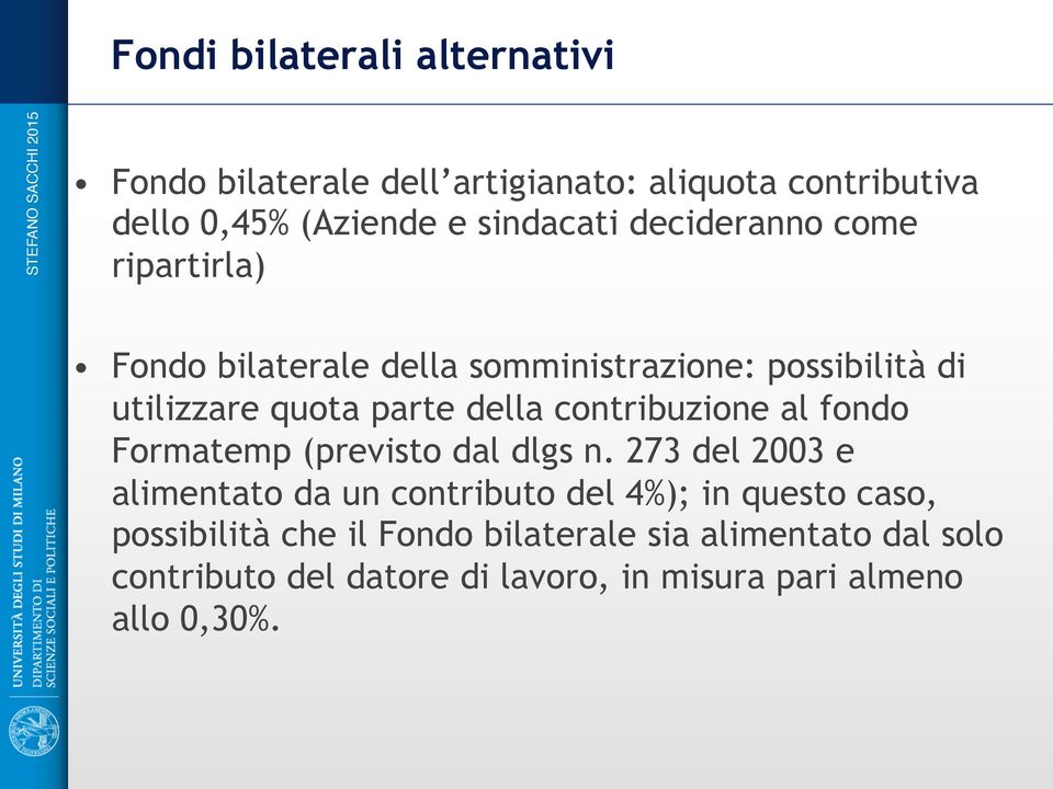 contribuzione al fondo Formatemp (previsto dal dlgs n.